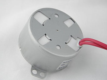 TYD-50 Small Synchronous Gear Motor 110V AC 7.5-9RPM CW/CCW Turntable Motor Brush Motor - size: 7.5/9RPM CW/CCW