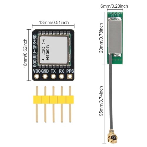 2Pcs ATGM336H Dual-Mode Module GPS+BDS Flight Control Satellite Positioning Navigator Replacement for NEO-M8N NEO-6M - color: 2pcs