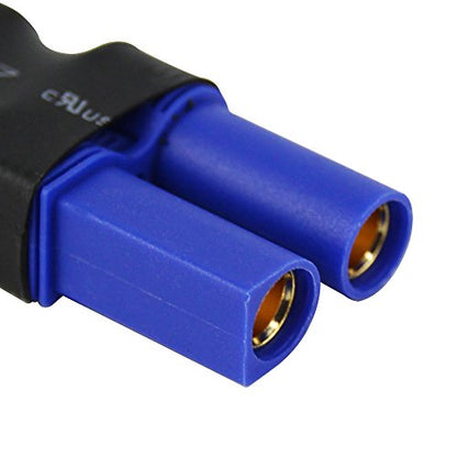 3pcs Male XT60 to Female EC5 Connector Adapter for RC LiPo (Pack of 3)