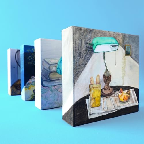 PHOENIX 10x10 Gallery Depth Watercolor Canvas 4 Pack - size: 10"x10", style: Gallery Canvas