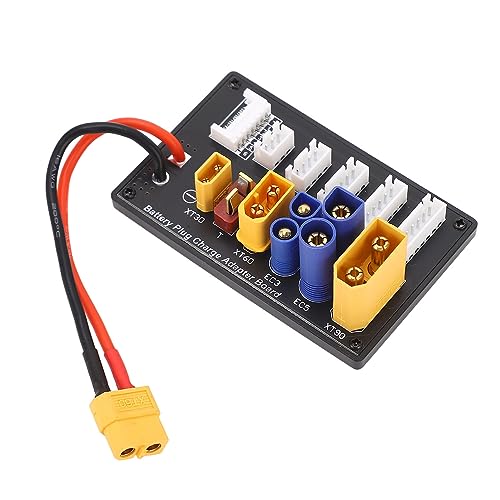 LiPo Parallel Charging Board 6S Expansion Board with EC3 EC5 T Connectors for Multiple RC Battery Charging and Power Tools