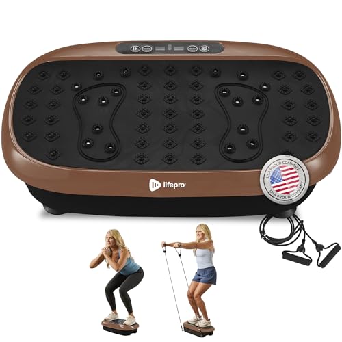 Lifepro HexaPlate Lite Compact Vibration Plate with Magnetic Acupoints - color: Copper