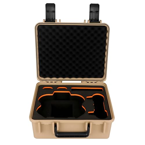 Waterproof Hard Case for DJI Drones Neo 2 | Custom Foam Insert | Impact Proof, Dustproof (Khaki Sand) - color: Khaki Sand