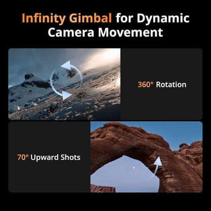 DJI Mavic 4 Pro Drone Fly More Combo 6K60 HDR, 100MP, 51-Min Max Flight Time, 18.6-Mile Range, ActiveTrack 360, Omnidirectional Avoidance, 128GB Memory, Backpack, Landing Pad, Silver
