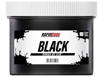 Rapid Cure® Black Plastisol Ink - Silk Screen & Screen Printing Ink, 3.5Gl - color: Black, size: 448 fl oz