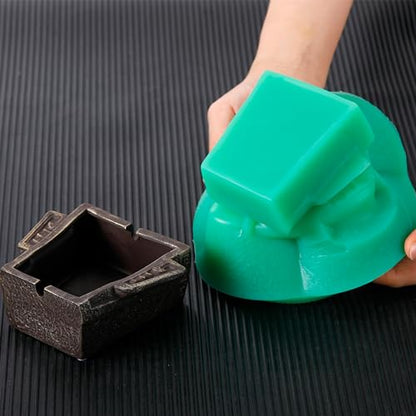 BBDINO Super Elastic Liquid Silicone Mold Making Kit 8A Jade Green 4.4 Lbs - color: 70.6 Oz Jade Green