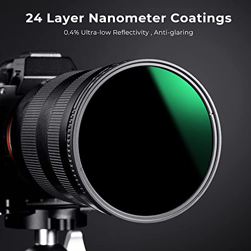 K&F CONCEPT 52mm Variable ND8-ND2000 (3-11stop) Waterproof ND Lens Filter - size: 52mm