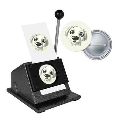 2.28” Circle Punch Cutter for Button Maker, Paper Craft DIY Tool