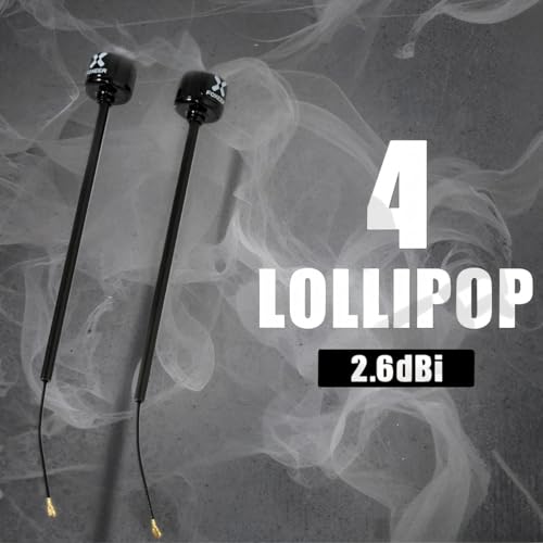 2pcs FOXEER FPV UFL Antenna Lollipop 4 RHCP IPEX 5.8G 2.6dBi 165mm Long Range Antenna for FPV Quadcopter Racing Drone TX/RX