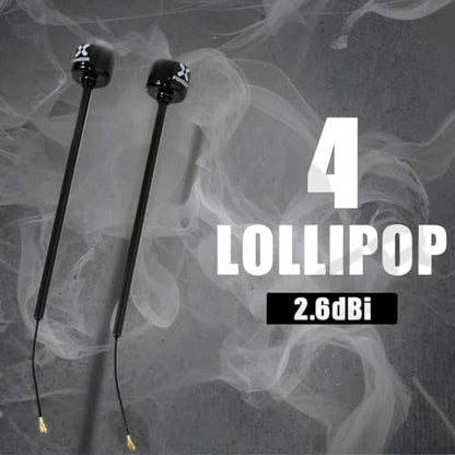 2pcs FOXEER FPV UFL Antenna Lollipop 4 RHCP IPEX 5.8G 2.6dBi 165mm Long Range Antenna for FPV Quadcopter Racing Drone TX/RX