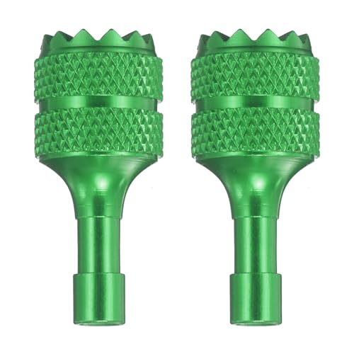 MECCANIXITY 2 Set Aluminum Controller Stick, Replacement Joystick Remote Controller Joystick Stick for Mini4 Pro Air3S Drone Remote Accessories, Green - color: Green