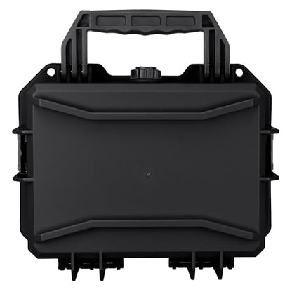 Eylar 11.8" Intact Series Compact Hard Camera Case, Lightweight and Durable Stacker Design with Foam (Black) - color: Black