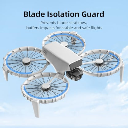 Bumper Guards with Landing Legs for DJI Flip Drone Accessories, Propeller Protetive Cover with Landing Feets Quick-Release Lightweight