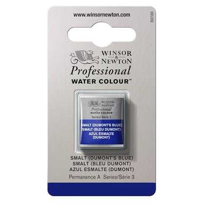 Winsor & Newton Professional Watercolor, Half Pan, Smalt - color: Smalt, style: Half Pan