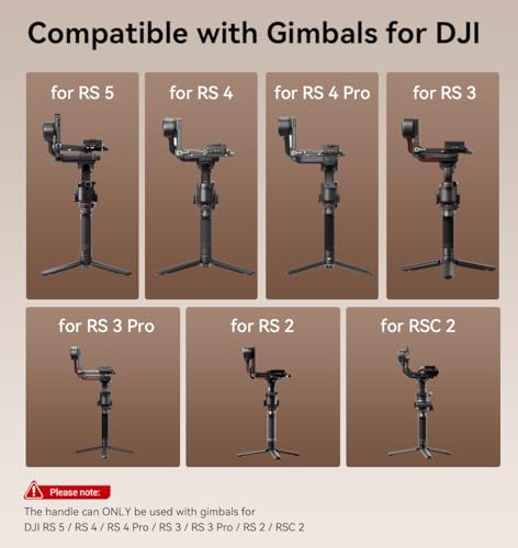 SMALLRIG Dual Handle Handgrip for DJI RS 5/ RS 4 /RS 4 Pro/RS 3/ RS 3 Pro - style: Handle