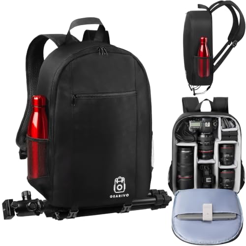 9L Camera Backpack for DSLR & Mirrorless Cameras, Laptop & Tripod