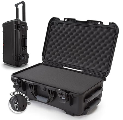 NANUK 935 Camera Hard Case with Cubed Foam, Waterproof Wheeled Carry-On - color: Black, style: Cubed Foam