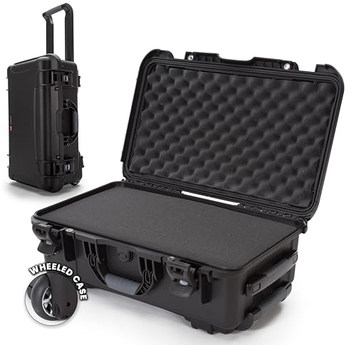 NANUK 935 Camera Hard Case with Cubed Foam, Waterproof Wheeled Carry-On - color: Black, style: Cubed Foam