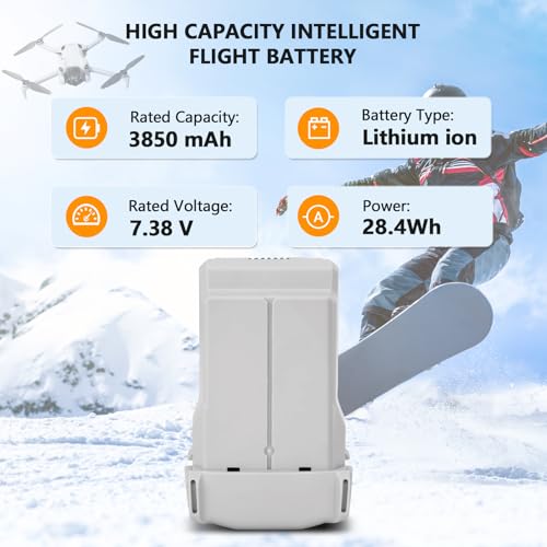 Intelligent Flight Battery Plus Compatible with DJI Mini 4 Pro, Mini 3 Pro, Mini3 Drone, Upgraded Drone Battery Replacement Parts 3850mah 7.38V