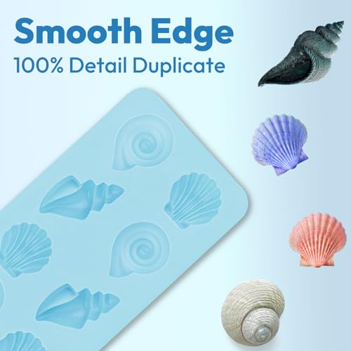 OFFNOVA Silicone Mold Making Kit 70oz Rubber 15A, 1:1 Mixing Ratio Fast Curing for Resin, Casting, Candle, Soap, DIY Crafts, Light Blue - size: 70 Oz