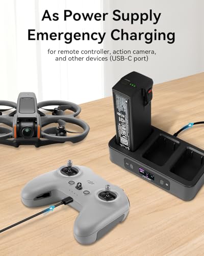 LKTOP 100W Replacement DJI Avata 2 Battery Charging Hub (2X Super Fast)