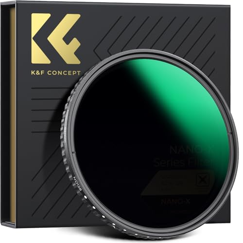 K&F CONCEPT 52mm Variable ND Lens Filter ND8-ND128 (3-7 Stop) No X Cross - size: 52mm