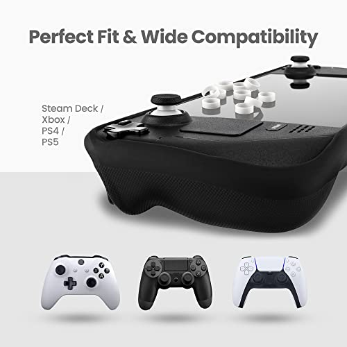 Joystick Protectors, Invisible Protection During Gaming, Silicone, Compatible with Steam Deck/Xbox/Switch Pro Controller/PS4/PS5/ROG Ally/8 BitDo Game Joystick(10 Pcs)