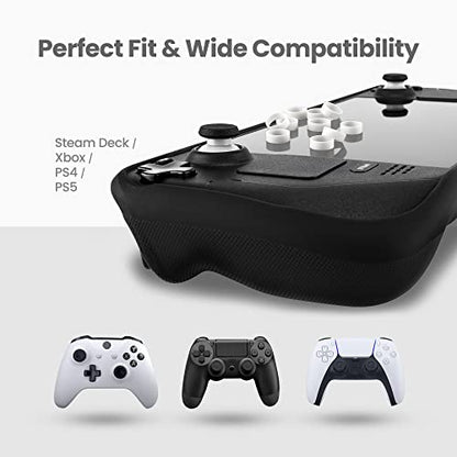 Joystick Protectors, Invisible Protection During Gaming, Silicone, Compatible with Steam Deck/Xbox/Switch Pro Controller/PS4/PS5/ROG Ally/8 BitDo Game Joystick(10 Pcs)