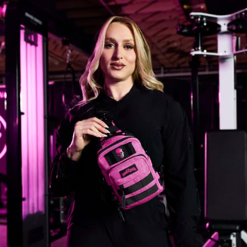 WOLFpak 4L Mini Tactical Sling Bag Crossbody - color: Deathwing Pink