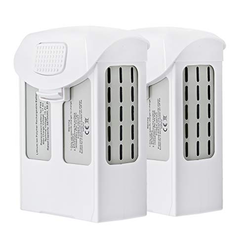 ExpertPower 2 Pairs 9455S propellers Plus 2 Pack High Capacity (15.2V 5870mAh) Intelligent Flight Replacement Batteries Combo for DJI Phantom 4 Series Drones