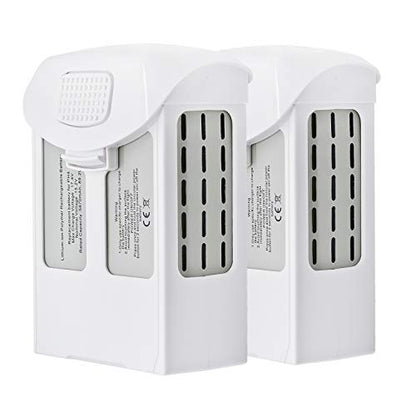ExpertPower 2 Pairs 9455S propellers Plus 2 Pack High Capacity (15.2V 5870mAh) Intelligent Flight Replacement Batteries Combo for DJI Phantom 4 Series Drones