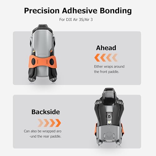 Propeller Holder for DJI Air 3S/Air 3 Accessories, Propeller Guard Strap for DJI Air 3S/Air 3 Drone, Propeller Protector Stabilizer and Fixator (Orange)