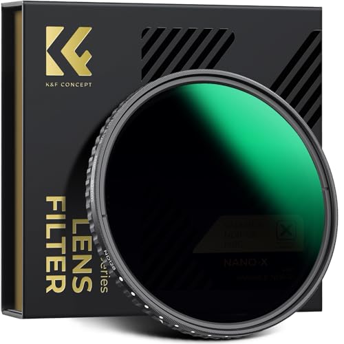 K&F CONCEPT 82mm Variable ND Lens Filter ND8-ND128 (3-7 Stop) No X Cross - size: 82mm