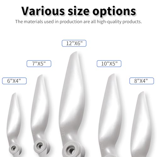 3 Pcs 1060 10"x6" Propeller, Gray Nylon, CCW - size: 3pcs 10*6