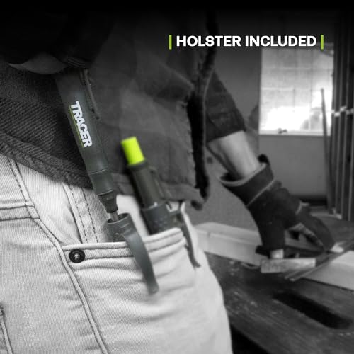 Tracer 2.8mm Carpenters Pencil - Deep Hole Construction Pencil with Holster - style: Pencil