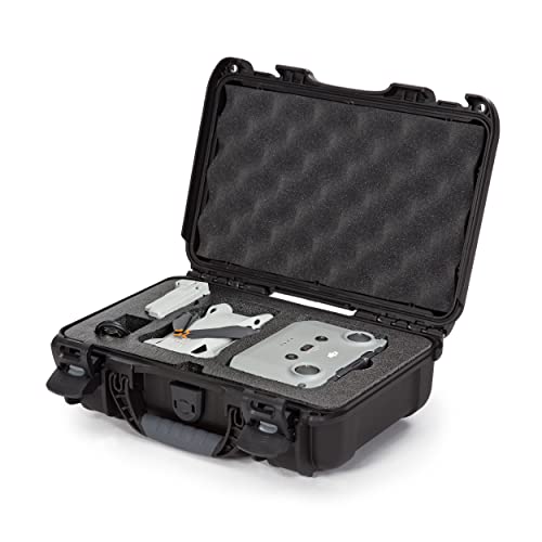 NANUK 909 Waterproof Hard Case with Custom Insert for DJI Mini 3 and RC-N1 Remote - Black (909S-080BK-0A0-C0598) - color: Black