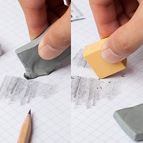 Mr. Pen- Art Eraser Set, 9 Pack, 3X White Vinyl Latex-Free