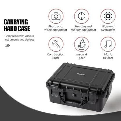 small Hard case Waterproof Hard Case with DIY Customizable Foam Insert Portable Protective for Camera Drones Equipments Tools Test Instruments 14.2''x11.4''x6.3'' - color: 14.2''x11.4''x6.3''