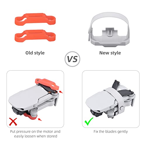 HeiyRC Propeller Holder Strap for DJI Mini 4K/Mini 2/Mini 2 SE/Mavic Mini for Specta Drone Props Guard Blade Stabilizer Fixator Accessory
