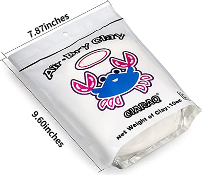 CiaraQ Air Dry Clay Kit – White Modeling Clay - color: 1 Color (White)