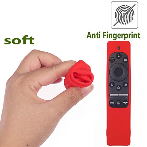 Silicone Protecitve Case Cover for Samsung Smart TV Remote Control BN59 Series, with Magnet Anti-Lost Shockproof Soft Anti Slip Samsung Remote Control Cover (Blue) - color: Blue