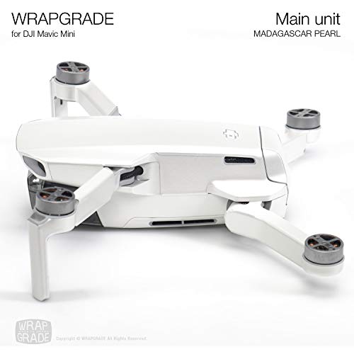 Wrapgrade Skin Compatible with DJI Mavic Mini & Mini 2 SE & Mini 4K (Madagascar Pearl) - color: MADAGASCAR PEARL