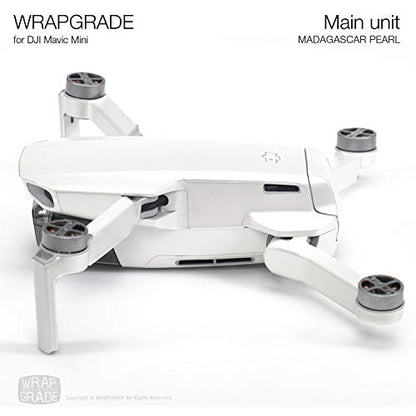 Wrapgrade Skin Compatible with DJI Mavic Mini & Mini 2 SE & Mini 4K (Madagascar Pearl) - color: MADAGASCAR PEARL