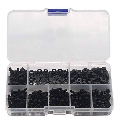 ShareGoo M3 Nylon Standoffs Hex Spacers Screws Bolts Screws Nuts Assorted kit for RC FPV Drone Quadcopter Frame Audunio PCB Board