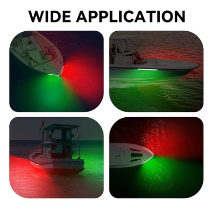 Boats Led Navigation Strip Lights, Red & Green, IP 67 Waterproof - color: RED&GREEN