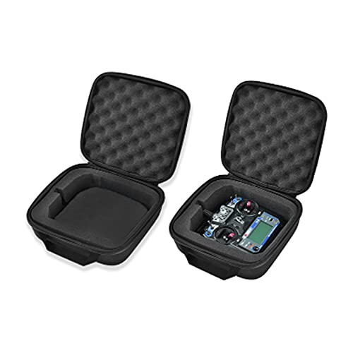 Universal Remote Controller Storage Bag, Durable Protective Nylon EVA Transmitter Case for Drone Pilots, RC Car Enthusiasts, Model Airplane Hobbyists, Aviation