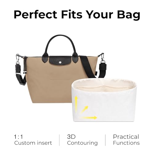 Organizer Compatible with Longchamp Le-Pliage Energy Large - color: Craie, size: Fits Energy L