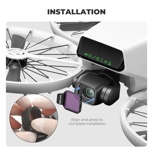 Freewell Standard Day ND Filter Kit for DJI Flip/Lito X1 Drone - style: Standard Day Kit