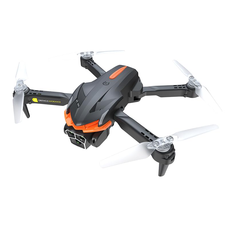 Sonilco X222 Foldable Drone with Dual Camera, ESC Light, 4-Way Obstacle Avoidance, Gesture Control, 360° Roll, 2 Batteries, Optical Flow, Headless Mode – Indoor/Outdoor FPV Drone for Beginners (Ages 14+)