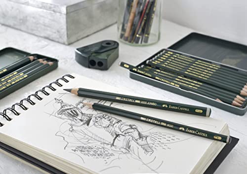 Faber-Castell, Castell 9000 Jumbo 6B, Top-Quality Graphite Pencil for Writing, Drawing and Sketching - style: Classic